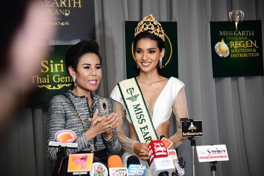 ใบตอง จรีรัตน์ โชว์ชุดประจำชาติ พร้อมชิงเวทีมิสเอิร์ธ 2021