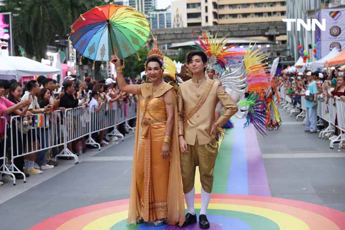 LGBTQIAN+ คนดังกว่า 500 ชีวิต บน Rainbow Runway ยาว 80 เมตร ร่วมฉลอง Pride Month
