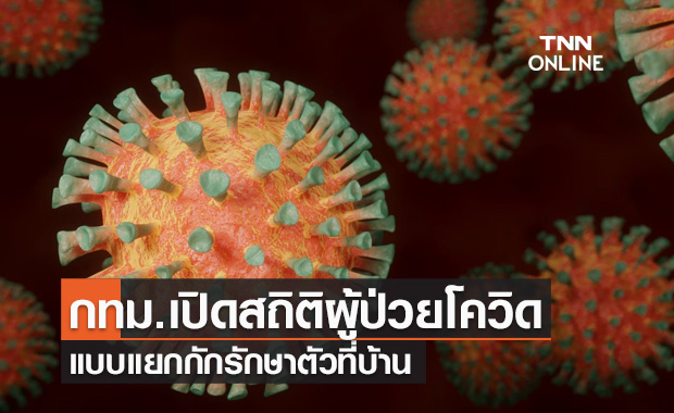 กทม.เปิดสถิติผู้ป่วยติดเชื้อโควิด-19 แบบแยกกักรักษาตัวที่บ้าน กทม.เปิดสถิติผู้ป่วยติดเชื้อโควิด-19 แบบแยกกักรักษาตัวที่บ้าน
