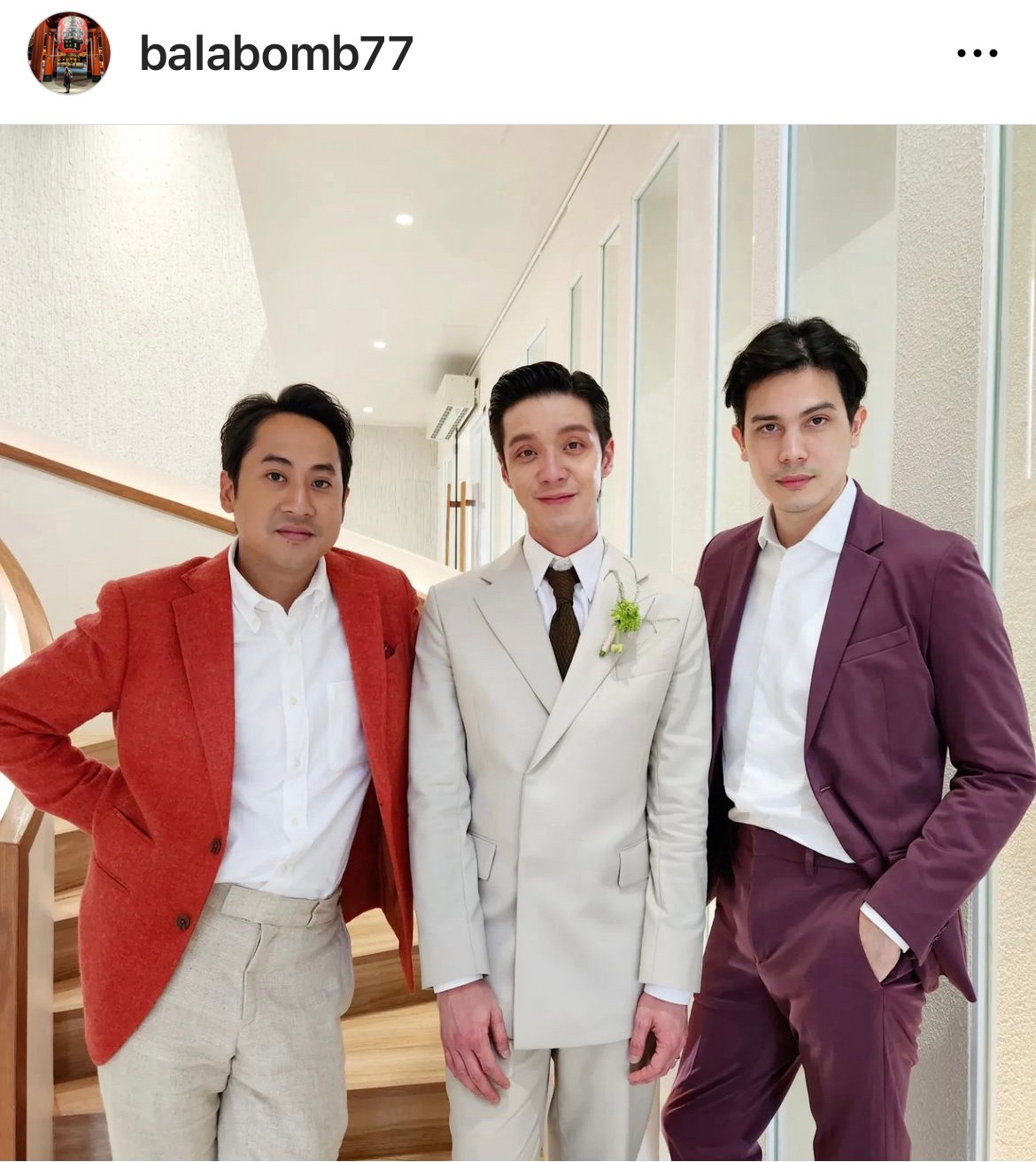 ว่าน รัชชุ ควงแฟนสาวเข้าพิธีวิวาห์สุดหวาน 