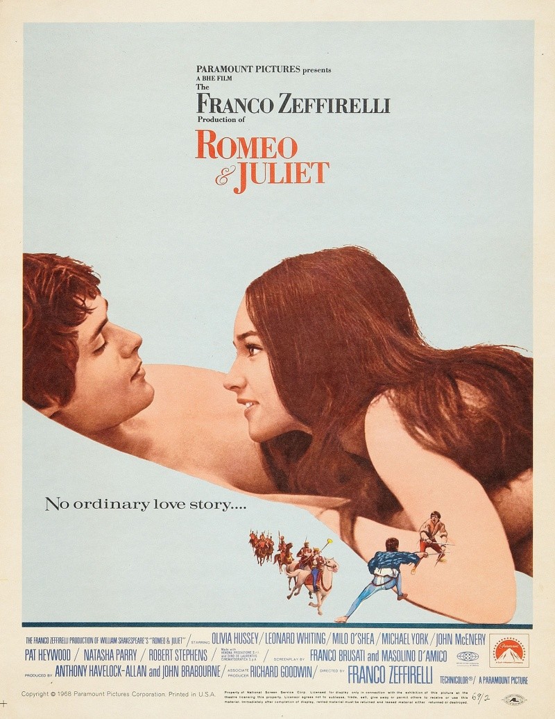 ล่อลวงผู้เยาว์เล่นเลิฟซีน!! พระนาง Romeo & Juliet (1968) ฟ้องเกือบ17,000ล้าน ล่อลวงผู้เยาว์เล่นเลิฟซีน!! พระนาง Romeo & Juliet (1968) ฟ้องเกือบ17,000ล้าน