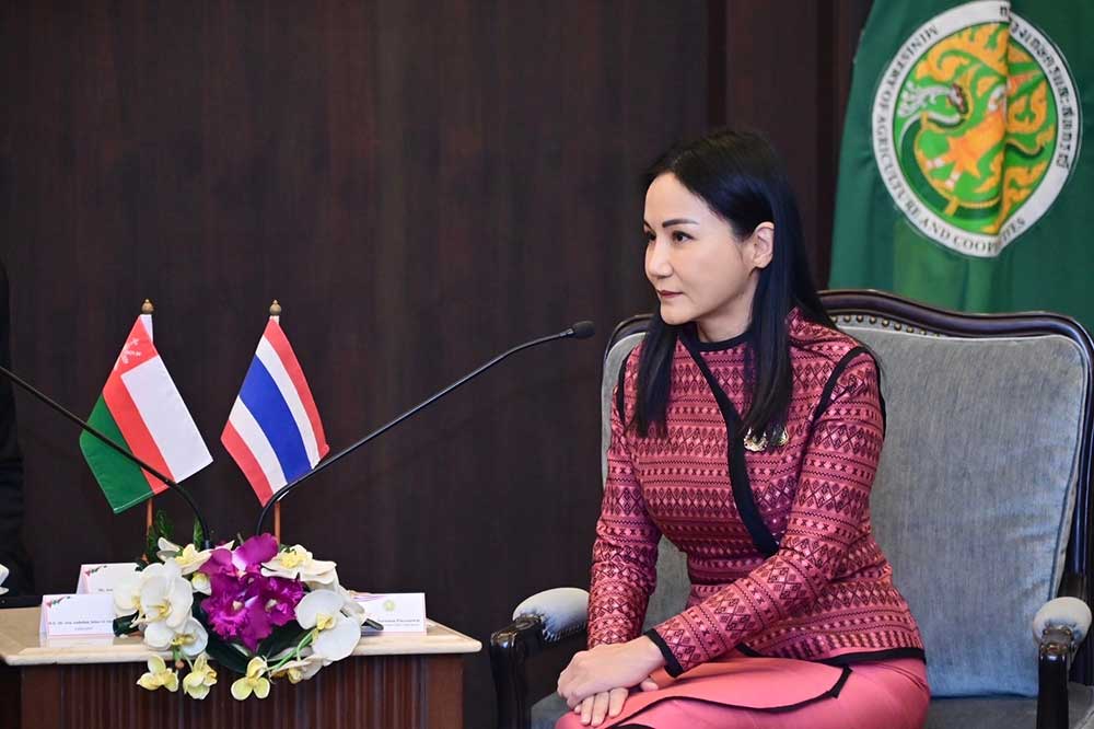 รมว.เกษตรฯ สานสัมพันธ์ทางการทูตโอมาน ส่งเสริมความร่วมมือเกษตรและประมง รมว.เกษตรฯ สานสัมพันธ์ทางการทูตโอมาน ส่งเสริมความร่วมมือเกษตรและประมง