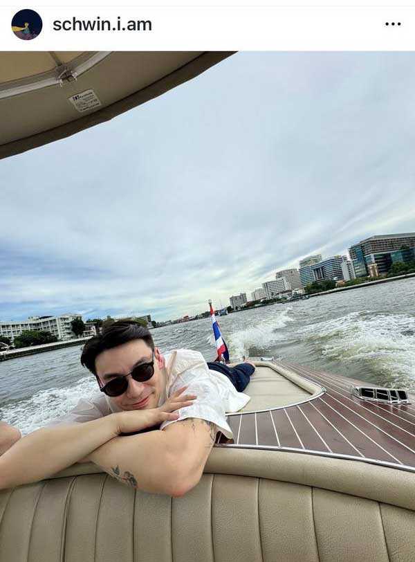วิล ชวิณ อัปเดตภาพควงสาวล่องเรือ ชาวเน็ตกดซูม! ใช่ เบลล่า หรือไม่? วิล ชวิณ อัปเดตภาพควงสาวล่องเรือ ชาวเน็ตกดซูม! ใช่ เบลล่า หรือไม่?