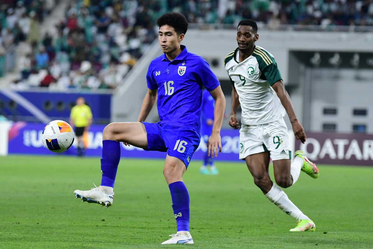 'ช้างศึก U23' พ่าย ซาอุดิอาระเบีย 0-5 ศึกชิงแชมป์เอเชีย นัดสอง 'ช้างศึก U23' พ่าย ซาอุดิอาระเบีย 0-5 ศึกชิงแชมป์เอเชีย นัดสอง