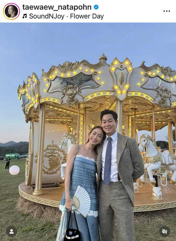แต้ว ณฐพร สวมชุดไทยงดงาม ควง ไฮโซประณัย ทำบุญ ก่อนเริ่มต้นชีวิตคู่ แต้ว ณฐพร สวมชุดไทยงดงาม ควง ไฮโซประณัย ทำบุญ ก่อนเริ่มต้นชีวิตคู่
