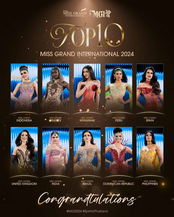 มิสแกรนด์ อินเดีย คว้ามงฯ Miss Grand International 2024 หลิน มาลิน ทะลุรอบ 20 คน มิสแกรนด์ อินเดีย คว้ามงฯ Miss Grand International 2024 หลิน มาลิน ทะลุรอบ 20 คน
