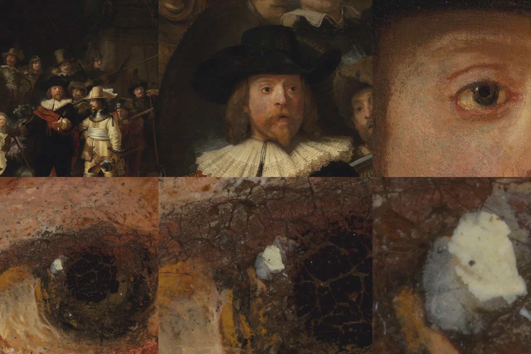 ท้าพิสูจน์ความชัด! ผลงานศิลปะ The Night Watch แบบซูมชัดเห็นถึงรอยแตกของสี! ท้าพิสูจน์ความชัด! ผลงานศิลปะ The Night Watch แบบซูมชัดเห็นถึงรอยแตกของสี!