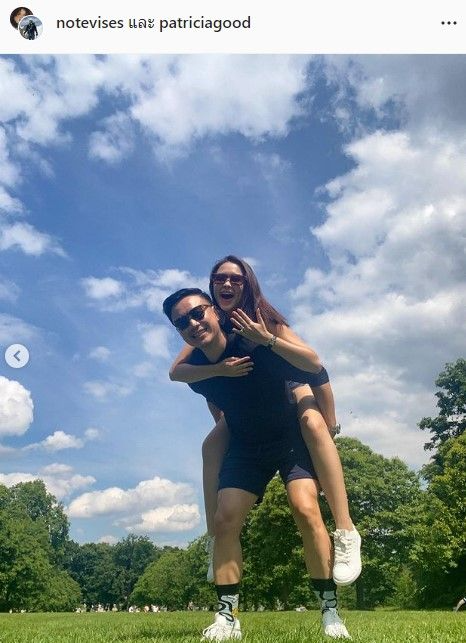 แพทริเซีย เล่าโมเมนต์ โน๊ต วิเศษ คุกเข่าขอแต่งงานที่ประเทศอังกฤษ