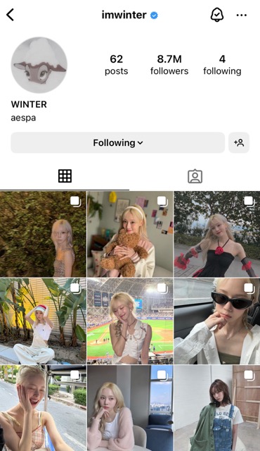 K-pop ไอดอลฝั่งหญิงเจน 4 ที่มีผู้ติดตาม IG มากที่สุดใน K-pop ไอดอลฝั่งหญิงเจน 4 ที่มีผู้ติดตาม IG มากที่สุดใน