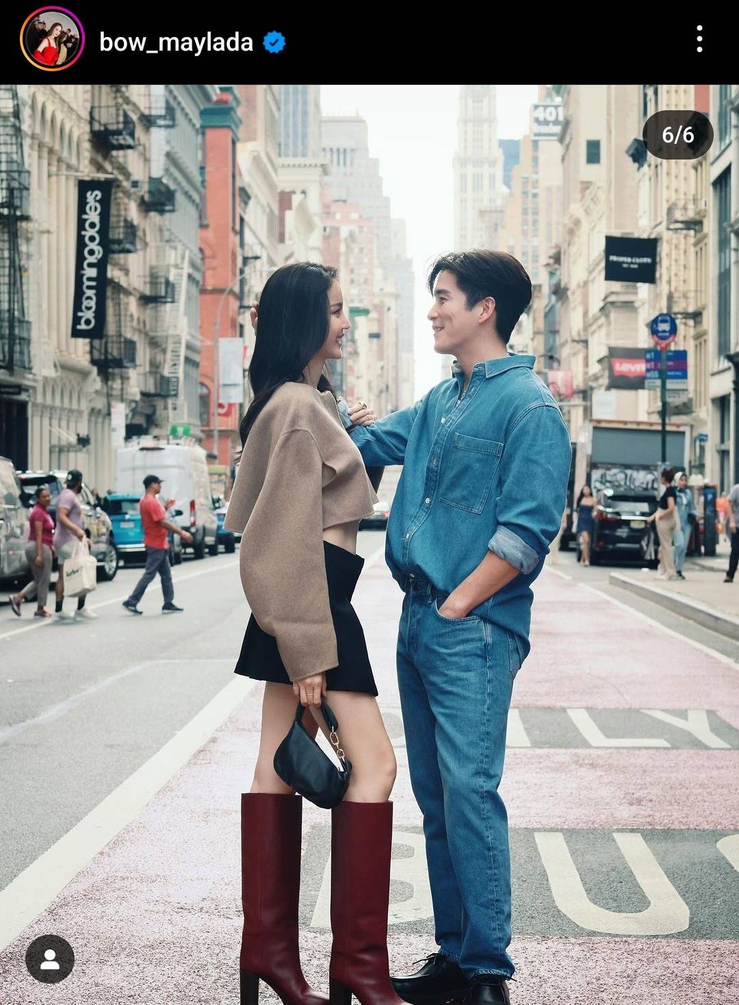 “อาเล็ก-โบว์” สวีทหวานกลางนิวยอร์ก ก่อนเข้าชมแฟนชั่นโชว์