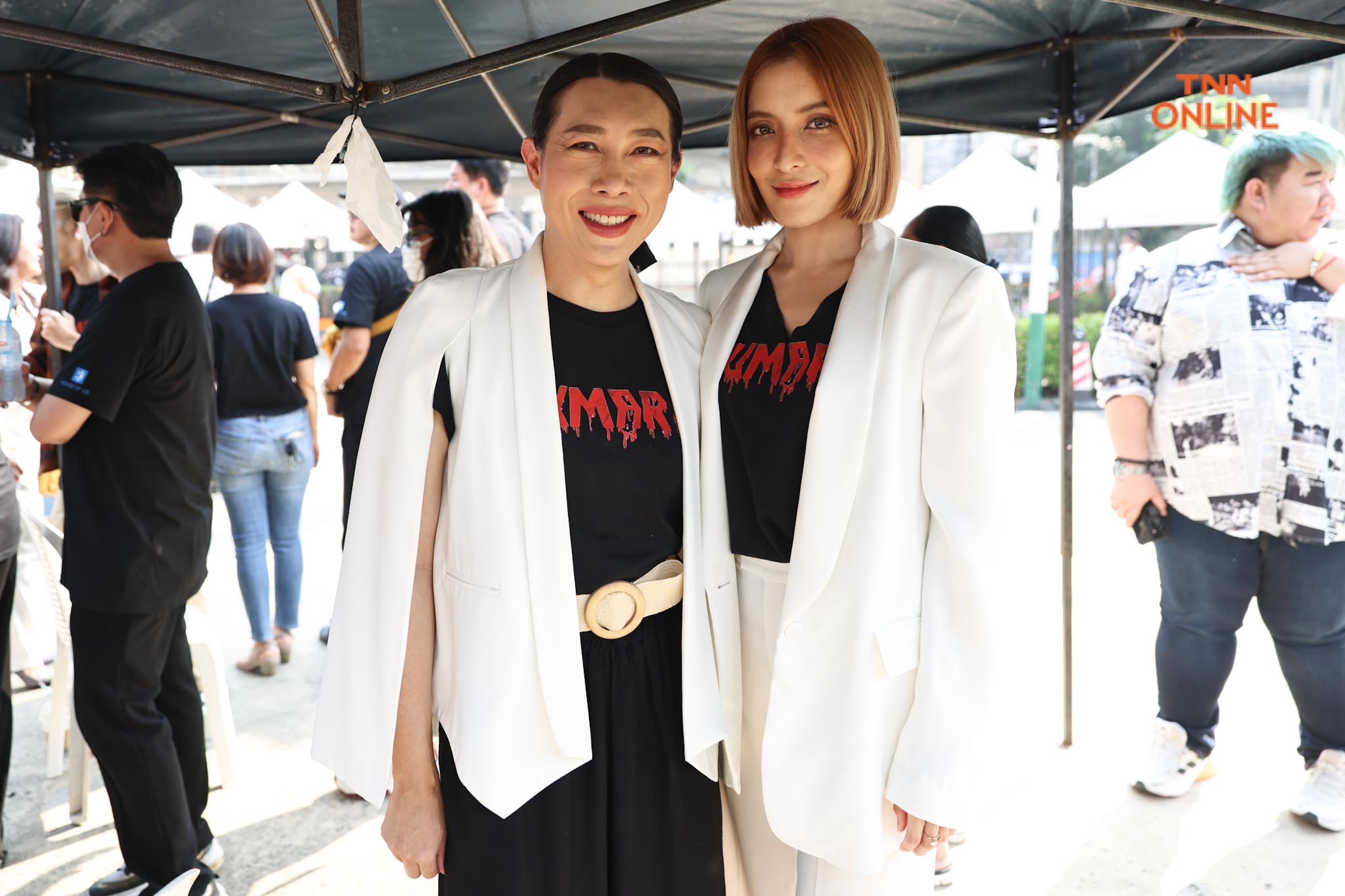 ลุคแรก “พิ้งกี้” ร่วมบวงสรวงภาพยนตร์หลังปลดกำไล EM 