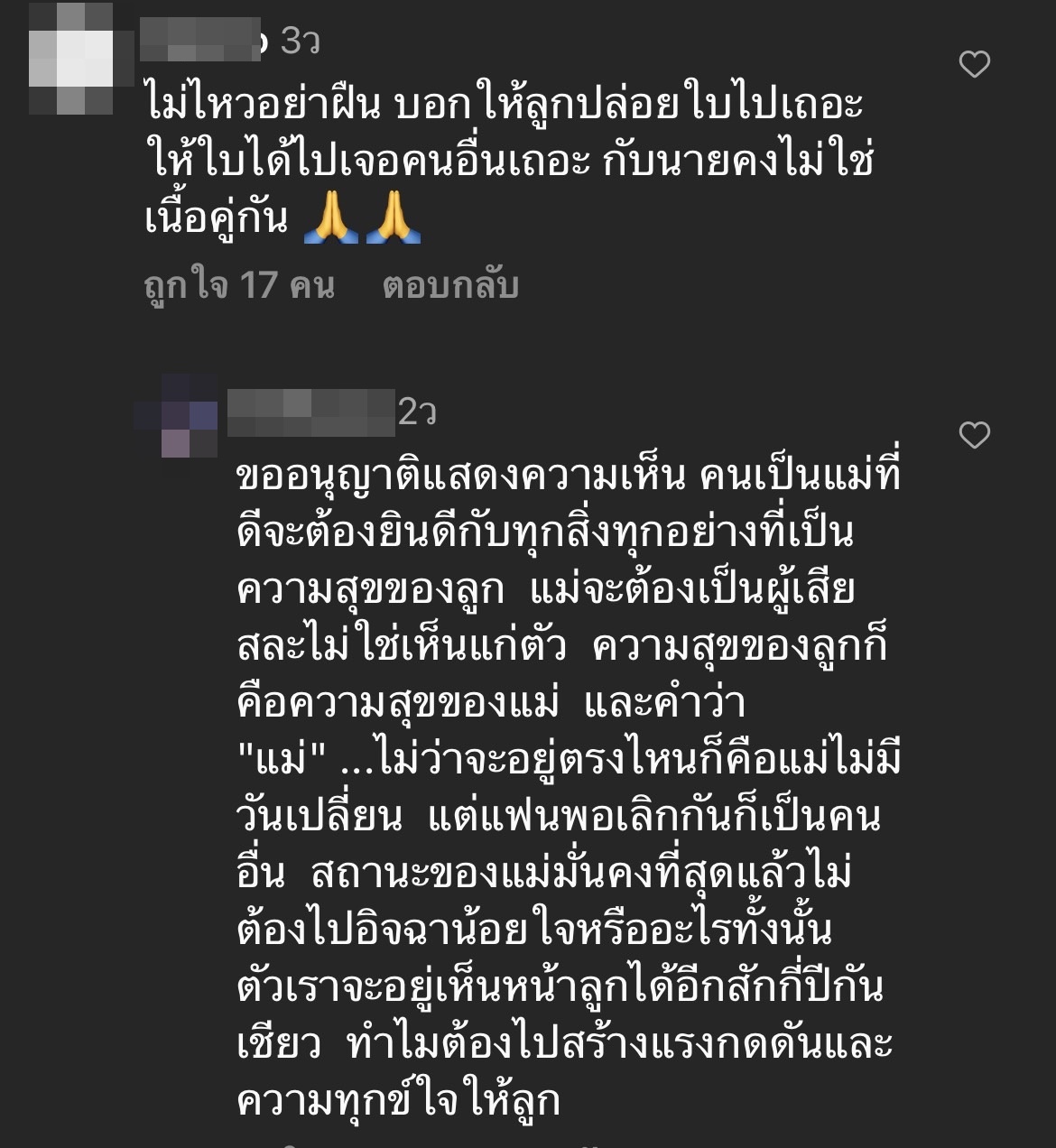 ชาวเน็ตเสียงแตกเป็น 2 ฝ่าย ทั้งเห็นใจ แม่หมู และบอกให้ปล่อย นาย-ใบเฟิร์น 