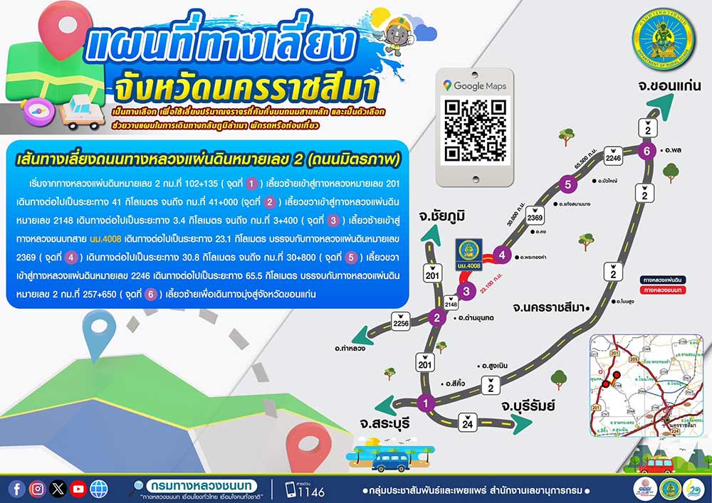 เช็กที่นี่ แนะ 7 เส้นทางเลี่ยงรถติดบนถนนสายหลักเดินทางช่วงเทศกาลสงกรานต์ 2567 เช็กที่นี่ แนะ 7 เส้นทางเลี่ยงรถติดบนถนนสายหลักเดินทางช่วงเทศกาลสงกรานต์ 2567