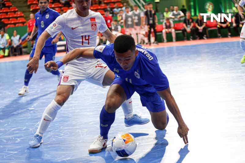 ไทยชนะจีนนัดแรก ขึ้นนำจ่าฝูงกลุ่ม เอ ฟุตซอลเอเชียน คัพ 2024 ไทยชนะจีนนัดแรก ขึ้นนำจ่าฝูงกลุ่ม เอ ฟุตซอลเอเชียน คัพ 2024