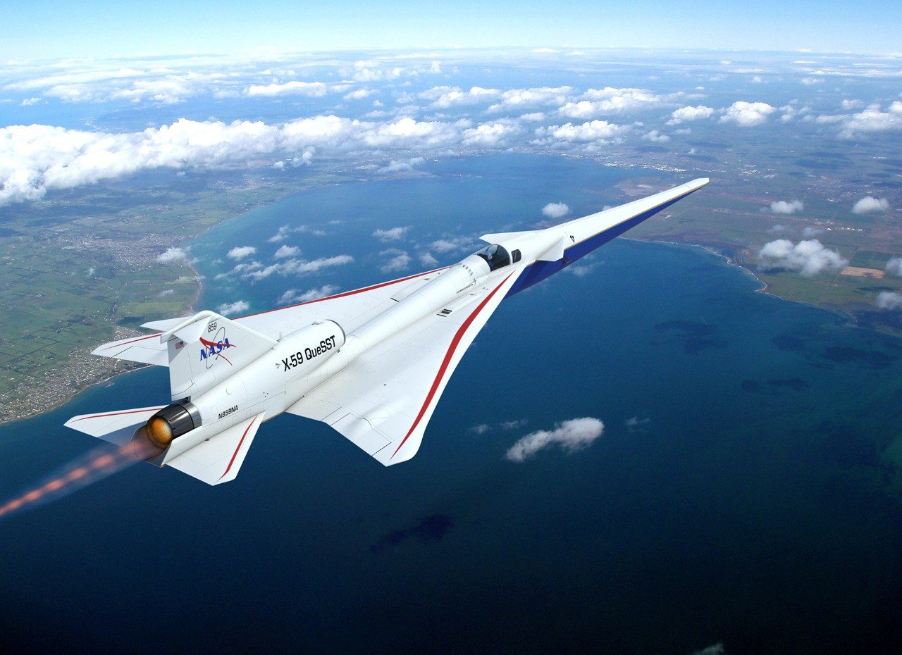 NASA ใช้จอ 4K แทนหน้าต่างนักบินของเครื่องบินเจ็ทเร็วเหนือเสียง “X-59”