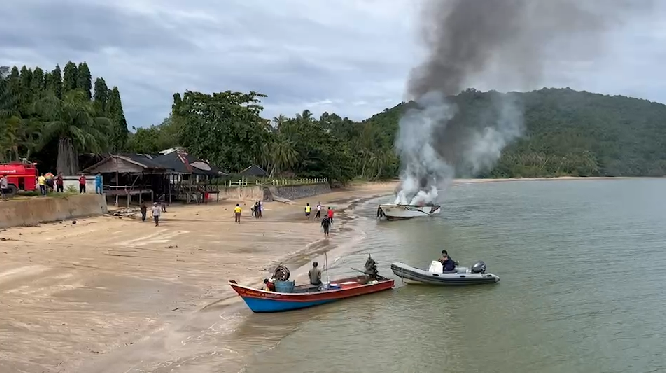 สปีดโบ๊ทระเบิดกลางทะเล คืบหน้ามีลูกเรือ-ผู้โดยสาร บาดเจ็บ 20 ราย