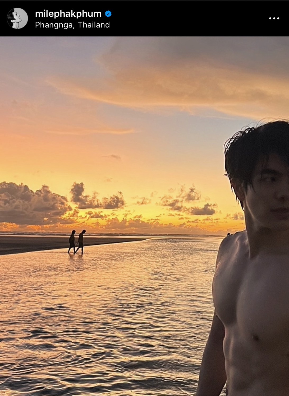 มาย ภาคภูมิ อวดหุ่นแซ่บ เดินเล่นริมหาดบรรยากาศสุดโรแมนติก มาย ภาคภูมิ อวดหุ่นแซ่บ เดินเล่นริมหาดบรรยากาศสุดโรแมนติก