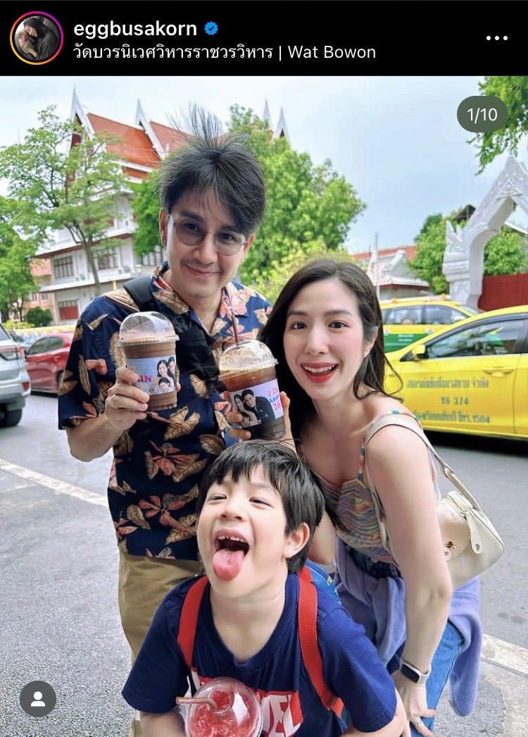 เอ้ก บุษกร ควง กัปตัน ภูธเนศ ฉลองครอบรอบแต่งงานด้วยบรรยากาศสุดชิว