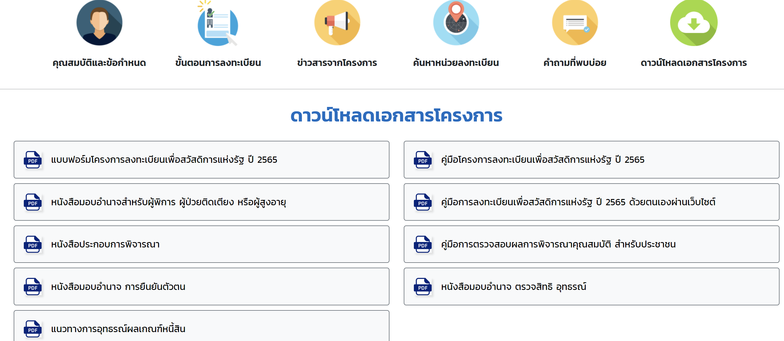 ดาวน์โหลดหนังสือมอบอำนาจ บัตรสวัสดิการแห่งรัฐ ยืนยันตัวตน-ยื่นอุทธรณ์ได้ที่นี่