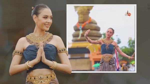 “แซมมี่ เคาวเวลล์” รำบวงสรวงองค์พญาศรีสัตตนาคราชริมฝั่งโขง  (มีคลิป)