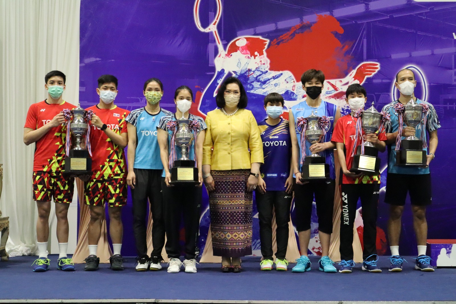 สรุปผลแบดมินตัน 'ชิงแชมป์ประเทศไทย 2565' ทุกคู่ทุกประเภท