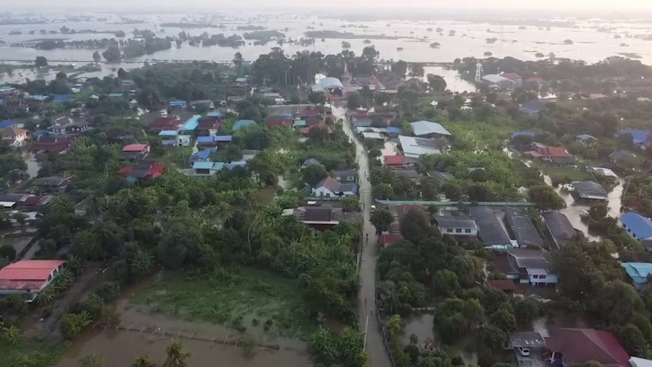 สรุปสถานการณ์ เขื่อนเจ้าพระยา 20 ต.ค. ระบายน้ำลดลง-แต่เหนือเขื่อนยังอ่วม