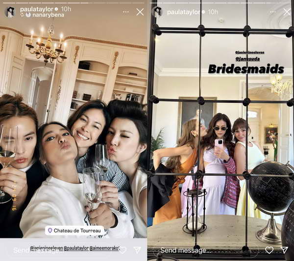วุ้นเส้น-ไฮโซนิกม์ จัดงานวิวาห์ที่เต็มไปด้วยสีสันสุดสดใส เพื่อนสนิทแห่ยินดีที่ฝรั่งเศส วุ้นเส้น-ไฮโซนิกม์ จัดงานวิวาห์ที่เต็มไปด้วยสีสันสุดสดใส เพื่อนสนิทแห่ยินดีที่ฝรั่งเศส