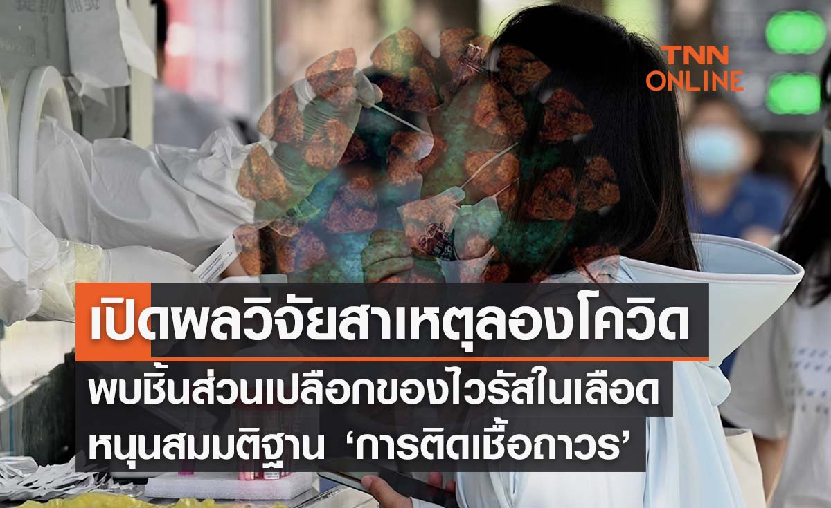 ลองโควิด เผยผลวิจัยพบชิ้นส่วนไวรัสในเลือด หนุนสมมติฐาน ‘ติดเชื้อถาวร’