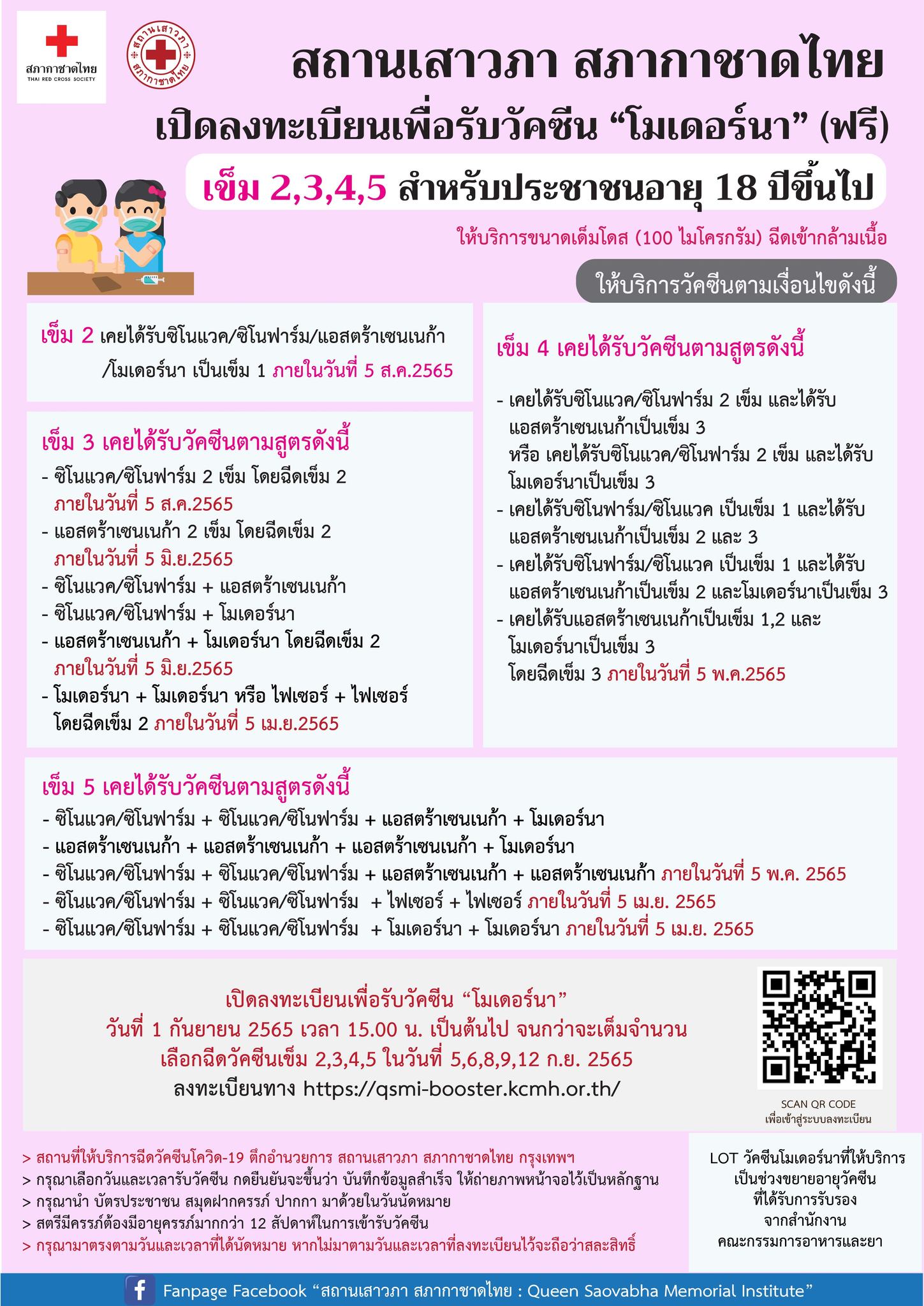 รีบจอง โมเดอร์นา ฟรี เปิดให้ลงทะเบียนฉีดวัคซีนโควิดเข็ม 2,3,4,5 รีบจอง โมเดอร์นา ฟรี เปิดให้ลงทะเบียนฉีดวัคซีนโควิดเข็ม 2,3,4,5