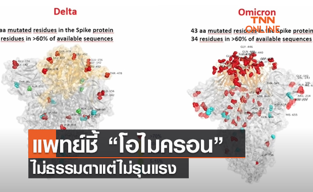(คลิป) แพทย์ชี้ “โอไมครอน” ไม่ธรรมดาแต่ไม่รุนแรง