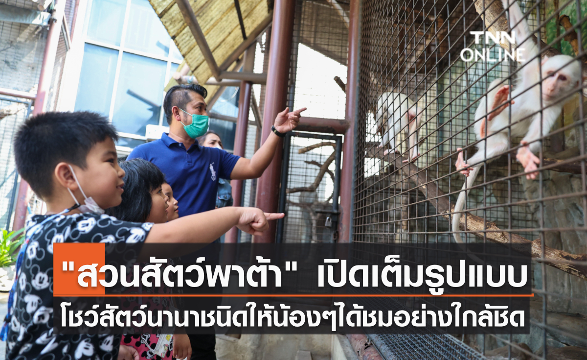 "สวนสัตว์พาต้า" เปิดเต็มรูปแบบ โชว์สัตว์นานาชนิดให้น้องๆได้ชมอย่างใกล้ชิด