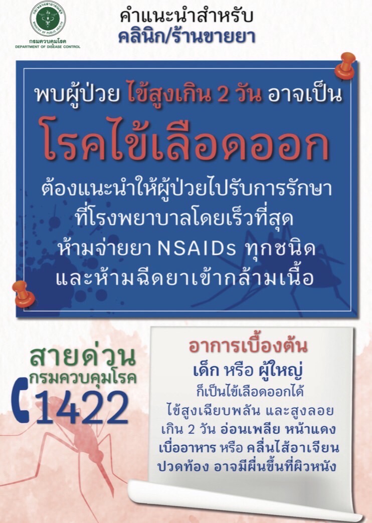 “ไข้เลือดออก” ส่อแววระบาดหนักปีนี้ กรมควบคุมโรค เตือนให้สังเกตอาการเปรียบเทียบกับ โควิด ให้ดี