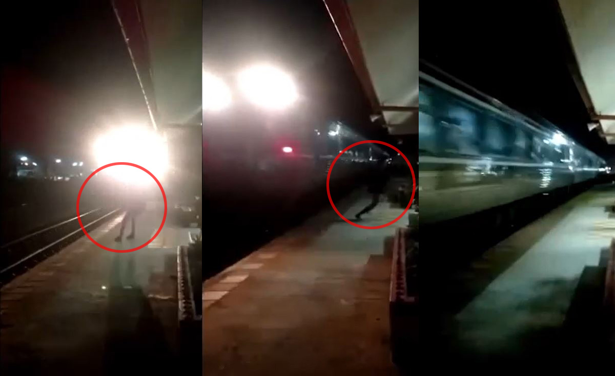 การรถไฟฯ เตือนโจ๋ทำคอนเทนต์ Tiktok วิ่งเข้าหารถไฟสถานีสีคิ้ว การรถไฟฯ เตือนโจ๋ทำคอนเทนต์ Tiktok วิ่งเข้าหารถไฟสถานีสีคิ้ว