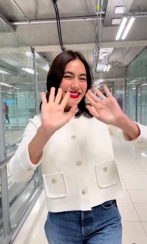 สุดปัง!! คิมเบอร์ลี่ บินลัดฟ้าร่วมชมแฟชั่นโชว์ที่ปารีส แฟนคลับแห่ส่งแน่นสนามบิน