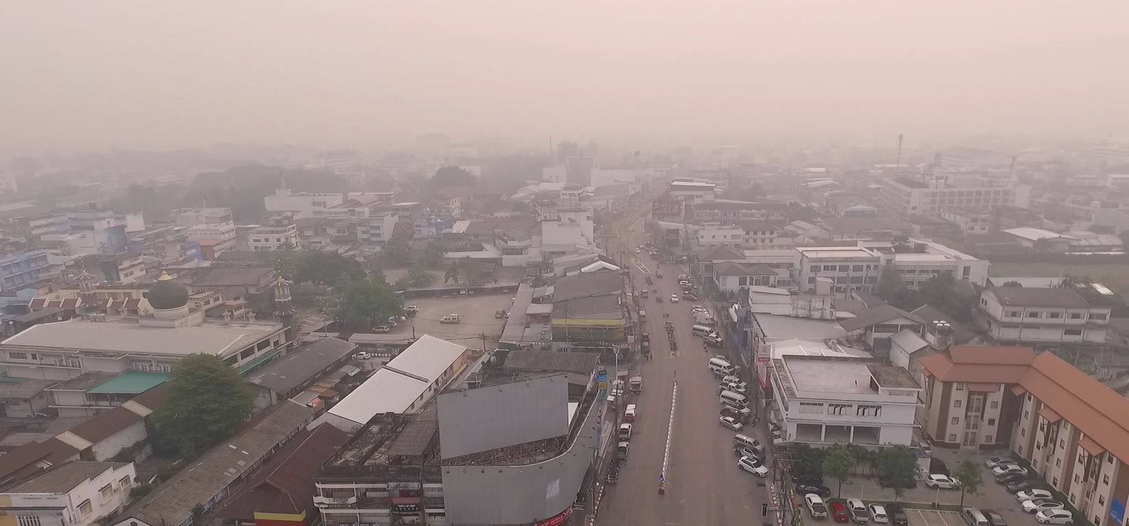เปิดภาพล่าสุด! แม่สาย-เชียงราย สถานการณ์วิกฤตฝุ่น PM 2.5 พุ่งสูงเกินค่ามาตรฐาน เปิดภาพล่าสุด! แม่สาย-เชียงราย สถานการณ์วิกฤตฝุ่น PM 2.5 พุ่งสูงเกินค่ามาตรฐาน
