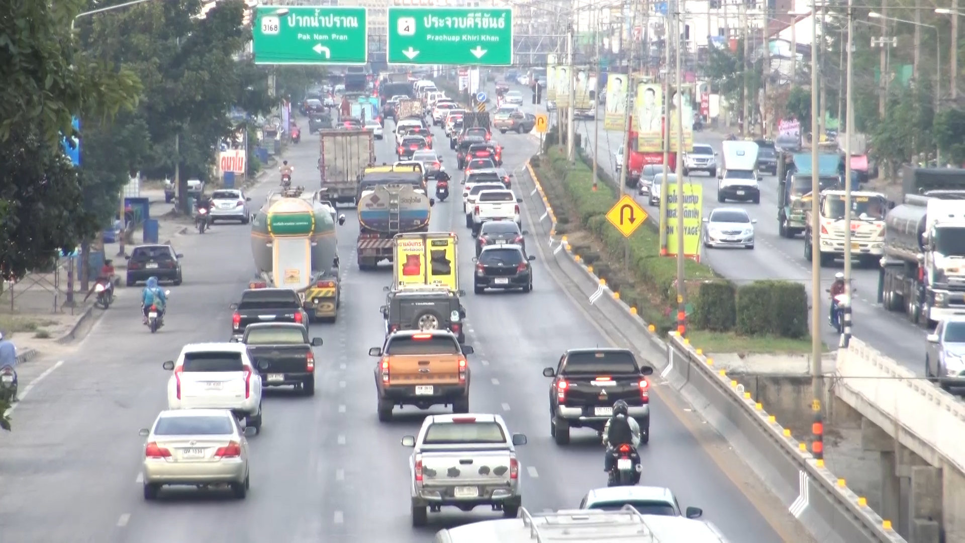 เช็กสภาพจราจรสายเหนือ-อีสาน-ล่องใต้ รถเริ่มหนาแน่นรับคนกลับบ้านปีใหม่