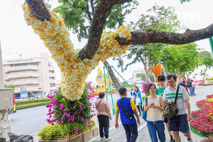 ประดับดอกไม้ เติมสีสันบนถนนประวัติศาสตร์ เฉลิมพระเกียรติในโอกาสพระราชพิธีมหามงคลวันเฉลิมพระชนมพรรษา 2567 ประดับดอกไม้ เติมสีสันบนถนนประวัติศาสตร์ เฉลิมพระเกียรติในโอกาสพระราชพิธีมหามงคลวันเฉลิมพระชนมพรรษา 2567