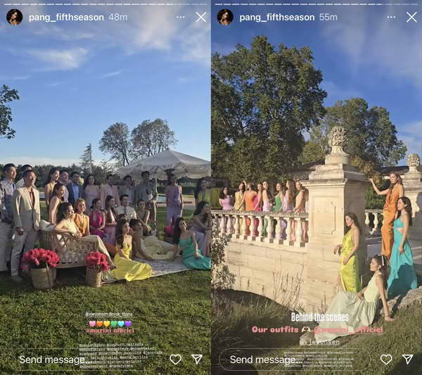 วุ้นเส้น-ไฮโซนิกม์ จัดงานวิวาห์ที่เต็มไปด้วยสีสันสุดสดใส เพื่อนสนิทแห่ยินดีที่ฝรั่งเศส วุ้นเส้น-ไฮโซนิกม์ จัดงานวิวาห์ที่เต็มไปด้วยสีสันสุดสดใส เพื่อนสนิทแห่ยินดีที่ฝรั่งเศส