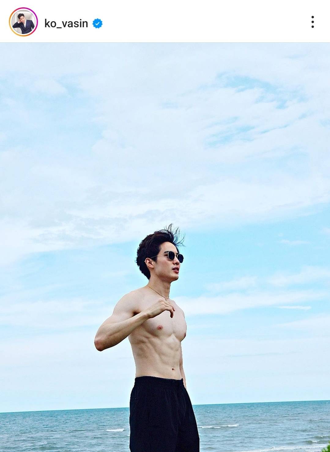 โก้ วศิน แฟนสาวไม่หวง หลัง ถอดเสื้อโชว์หุ่น 