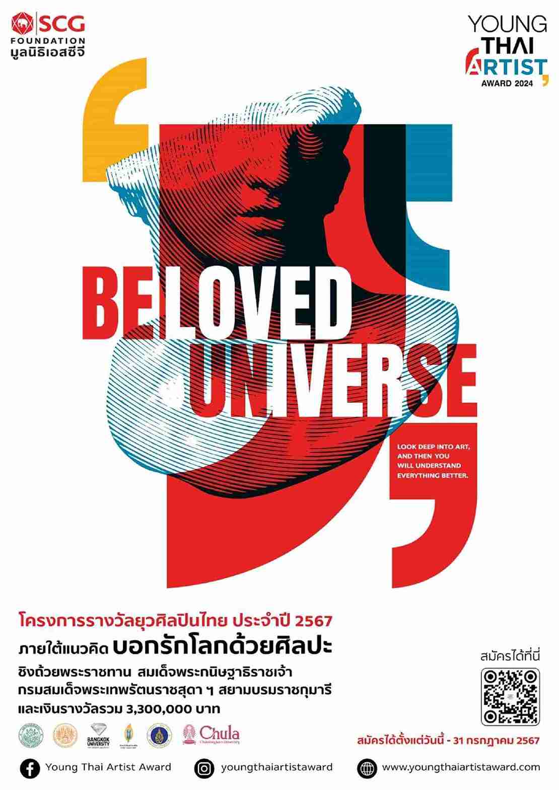 มูลนิธิเอสซีจีชวนเยาวชนไทยหัวใจศิลป์ มาปลดปล่อยพลังสร้างสรรค์งานศิลปะ ชิงรางวัลยุวศิลปินไทย 2567