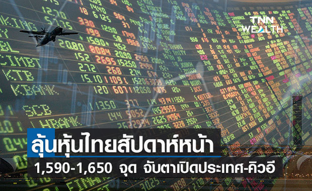 กสิกรไทย มองกรอบหุ้นไทยสัปดาห์หน้าที่ 1,590-1,650 จุด จับตาประชุมเฟด-ไทยเปิดประเทศ 