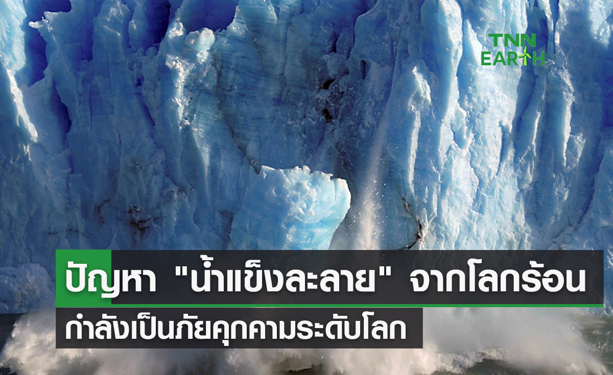ปัญหา "น้ำแข็งละลาย" จากโลกร้อน กำลังเป็นภัยคุกคามระดับโลก