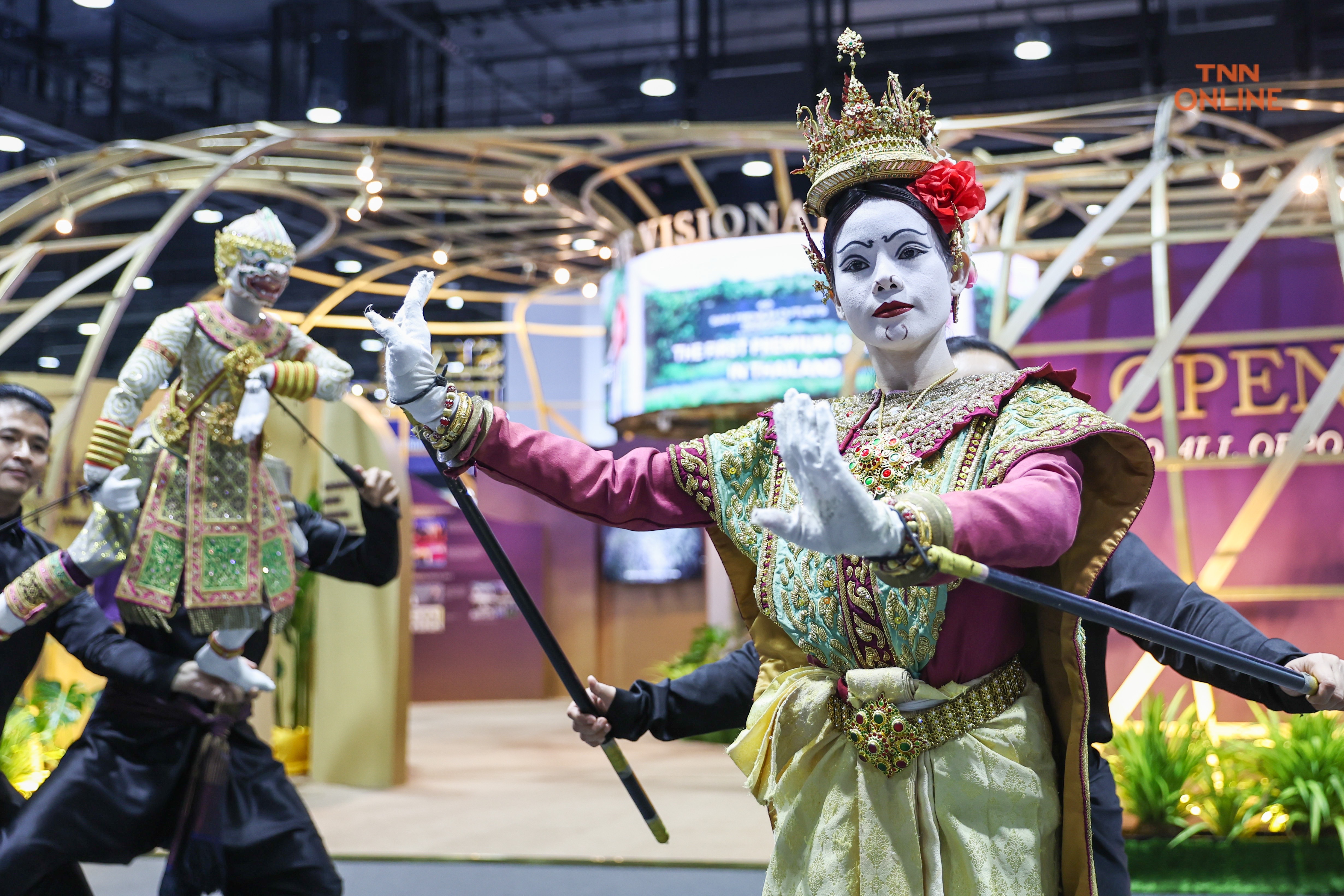การแสดงชุด “หนุมานจับนางเบญจกาย” โชว์สื่อในงานประชุม APEC 2022 การแสดงชุด “หนุมานจับนางเบญจกาย” โชว์สื่อในงานประชุม APEC 2022