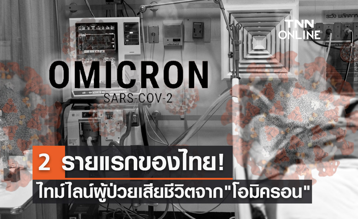 ไทยเสียชีวิตจาก"โอมิครอน"แล้ว 2 ราย เช็กไทม์ไลน์ได้ที่นี่!