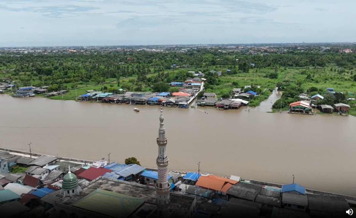 น้ำเจ้าพระยาทะลักท่วมชุมชนท่าอิฐ-ชุมชนวัดตะกู