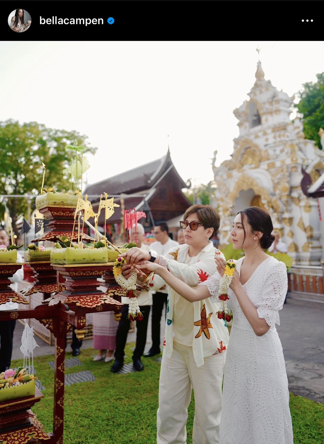เบลล่า ราณี ร่วมเป็นเจ้าภาพเครื่องบวงสรวง งานประเพณีของจังหวัดเชียงใหม่ เบลล่า ราณี ร่วมเป็นเจ้าภาพเครื่องบวงสรวง งานประเพณีของจังหวัดเชียงใหม่