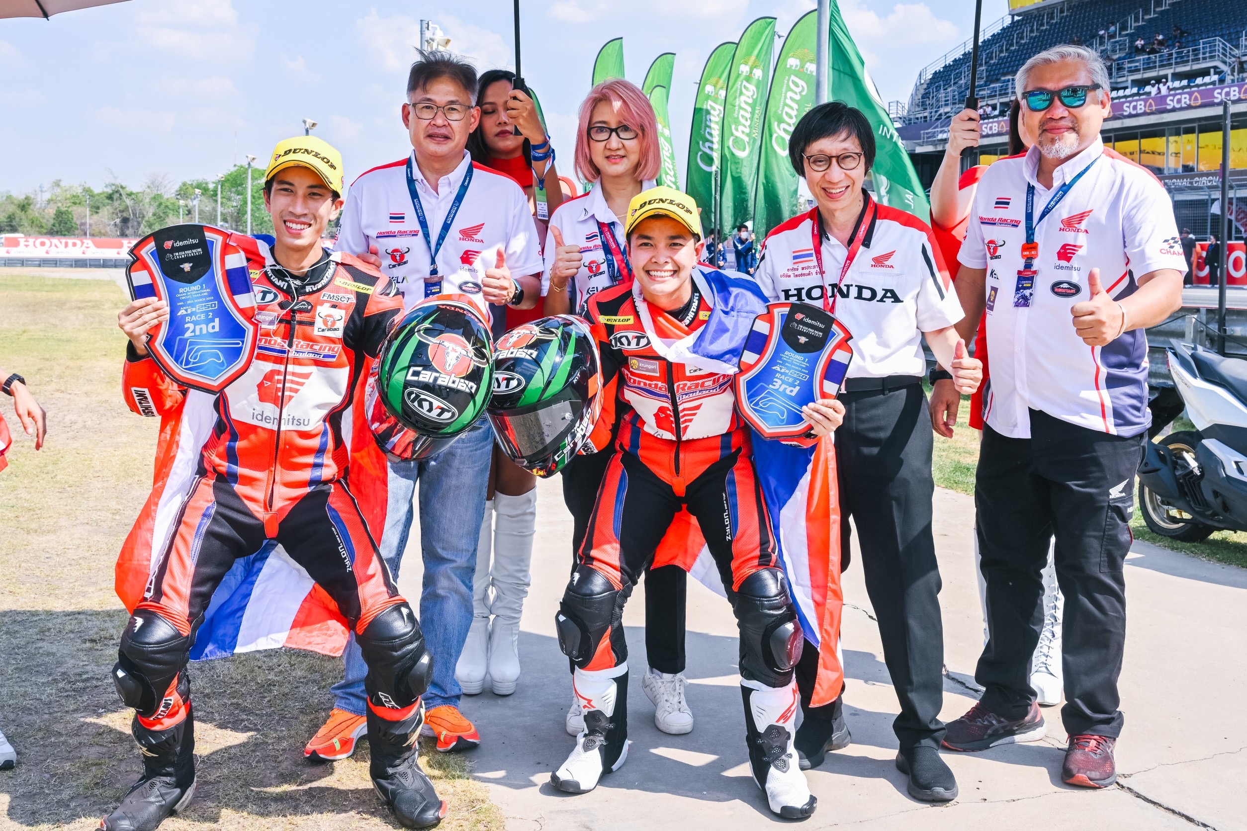 '3นัดบิดฮอนด้า' ผงาดขึ้นโพเดียมรถแข่ง 'เอเชียโร้ดเรซซิ่ง2023' ที่บุรีรัมย์ '3นัดบิดฮอนด้า' ผงาดขึ้นโพเดียมรถแข่ง 'เอเชียโร้ดเรซซิ่ง2023' ที่บุรีรัมย์