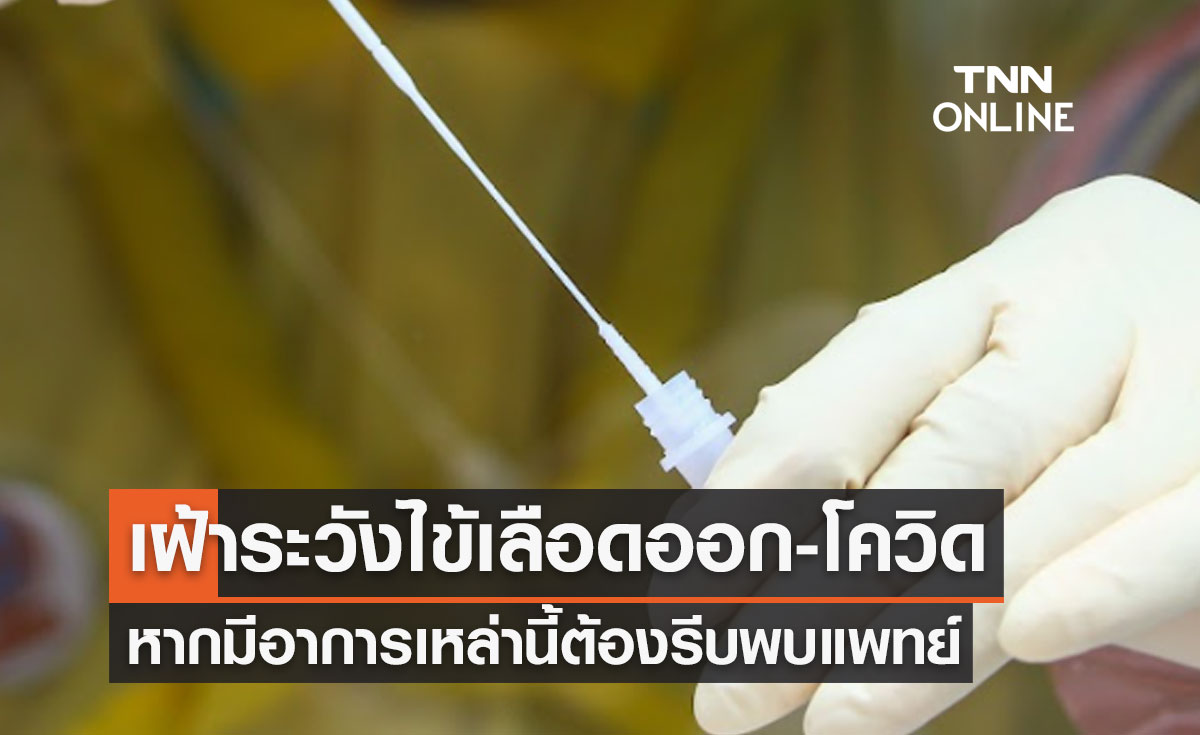 เฝ้าระวังไข้เลือดออกร่วมกับโควิด-19 หากมีอาการเหล่านี้ต้องรีบพบแพทย์