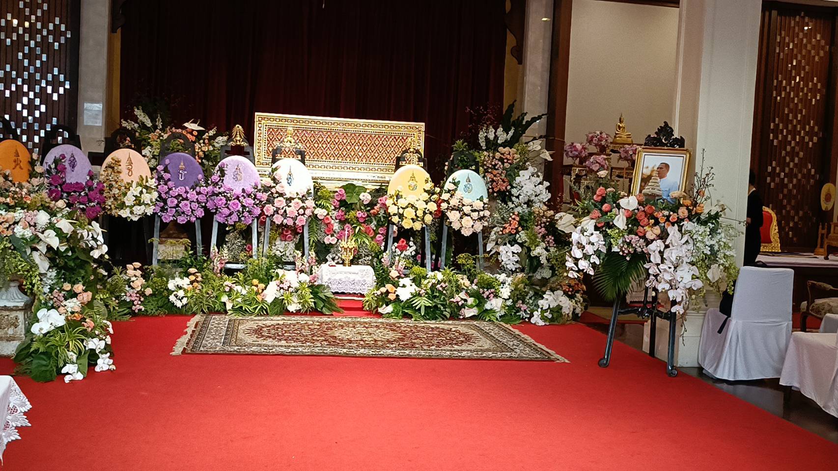 พ่อรอง เค้ามูลคดี ร่วมงานสวดอภิธรรม สรพงศ์ ชาตรี ในคืนที่3
