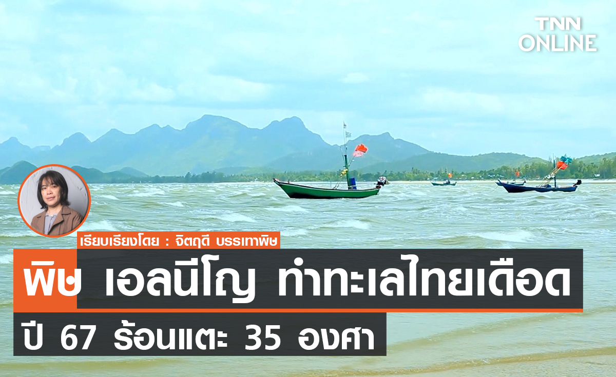 พิษเอลนีโญ ทำทะเลไทยร้อน ปี 67 แตะ 35 องศา จะเกิดอะไรขึ้น ?